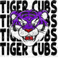 Tiger Cubs Purple Ready to Press Transfer