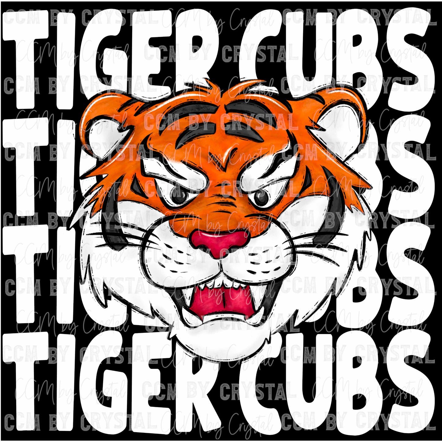 Tiger Cubs PNG Digital File ONLY