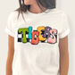 Tigers Retro Mascot Ready to Press Transfer DTF Transfer Sublimation Transfer