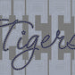 Tigers Cheer 2-Colors Approximately 11X7 Spangle Transfer