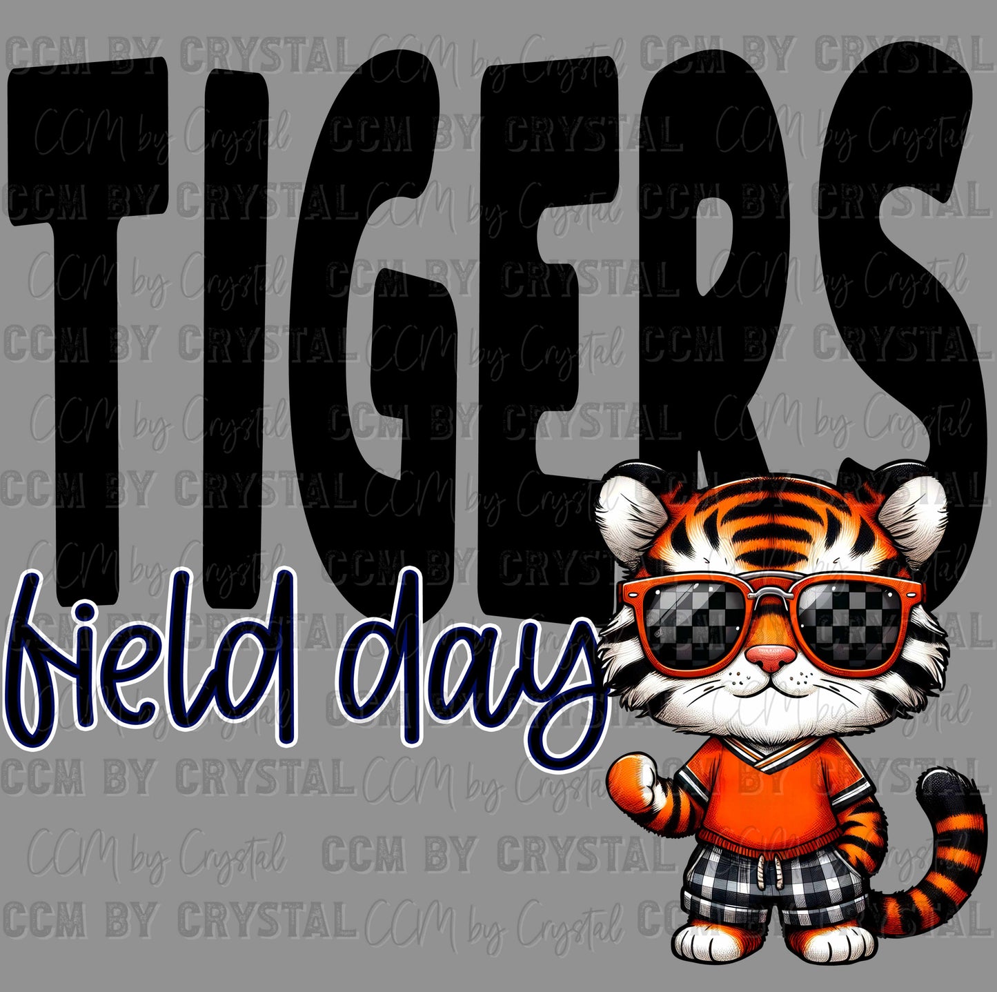 Tigers Field Day Ready to Press DTF Transfers Sublimation Transfers