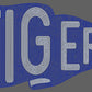 Custom Your Mascot Pennant 2-Color Approximately 11" wide Spangle Transfer