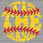 Tis The Season Softball Ready to Press Transfer DTF Transfer Sublimation Transfer