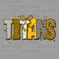 Titans Yellow Mascot Ready to Press Transfer DTF Transfer Sublimation Transfer