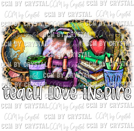 Teach Love Inspire Ready to Press Transfer
