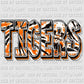Tigers Tie Dye Ready to Press Transfer