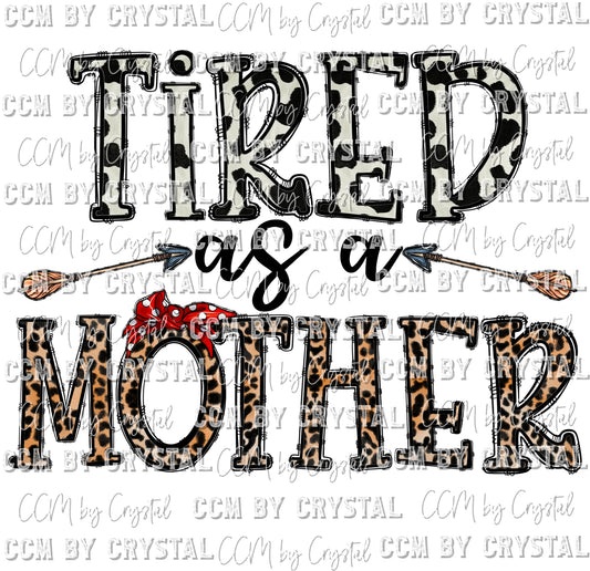Tired as a Mother Ready to Press Transfer