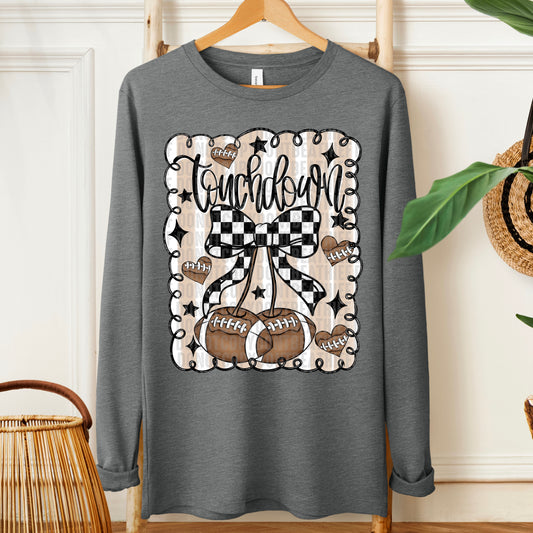 Touchdown Football Cherries Ready to Press Transfer DTF Transfer Sublimation Transfer