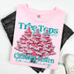 Christmas Tree Tops Glisten Children Listen to Nothing Ready to Press Transfer DTF Transfer Sublimation Transfer