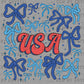 Usa Bows 4th of July Ready to Press Transfer DTF Transfer Sublimation Transfer