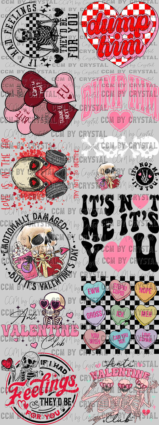 Pre-Made Anti-Valentines GANG Sheet 60" DTF Gang Sheet