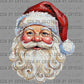 Santa Christmas Faux Fake Paint Ready to Press Transfer DTF Transfer Sublimation Transfer
