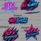 STX HotShotz UV DTF Transfer Sticker UV Transfer Ready to Apply
