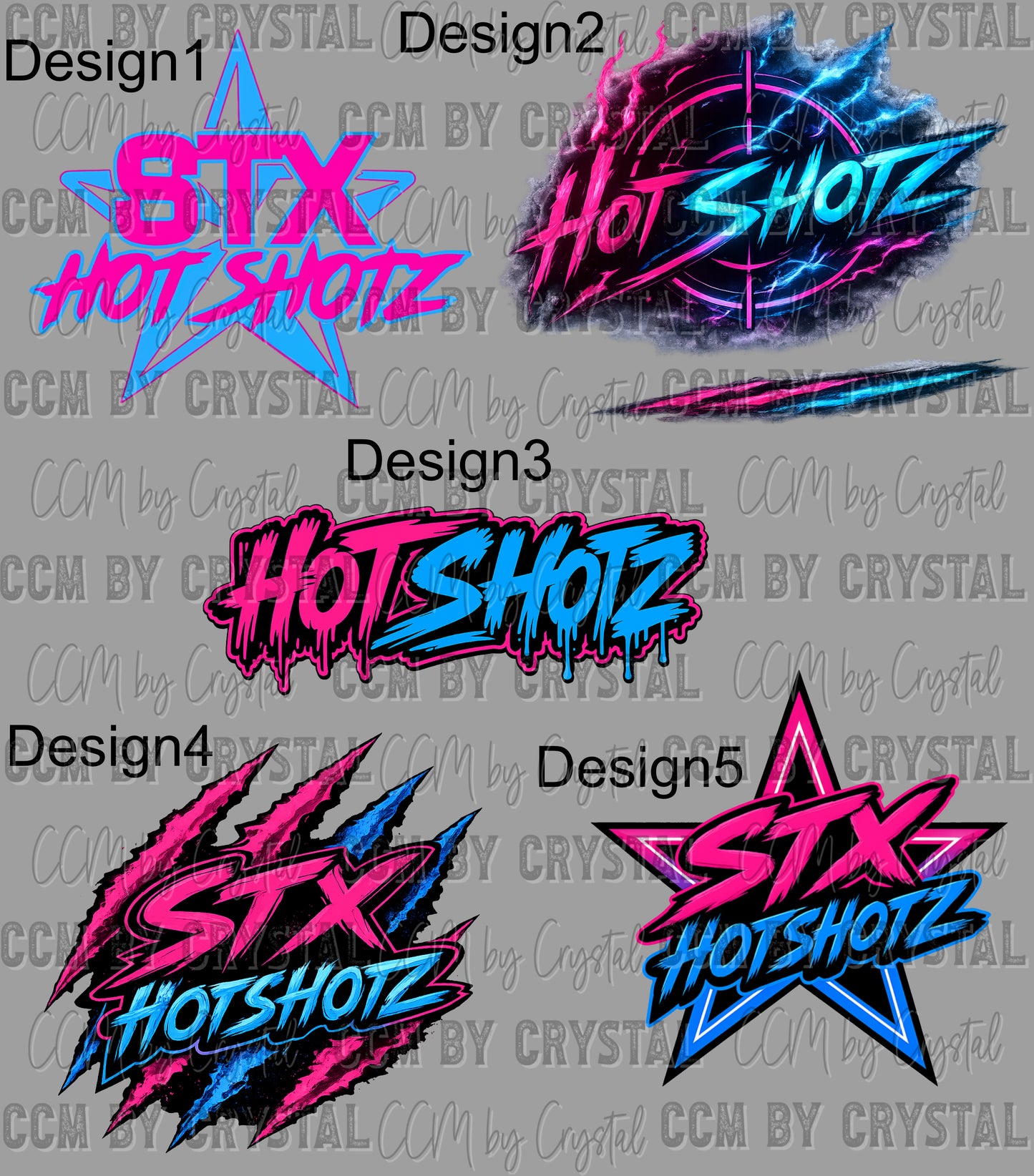 STX HotShotz UV DTF Transfer Sticker UV Transfer Ready to Apply