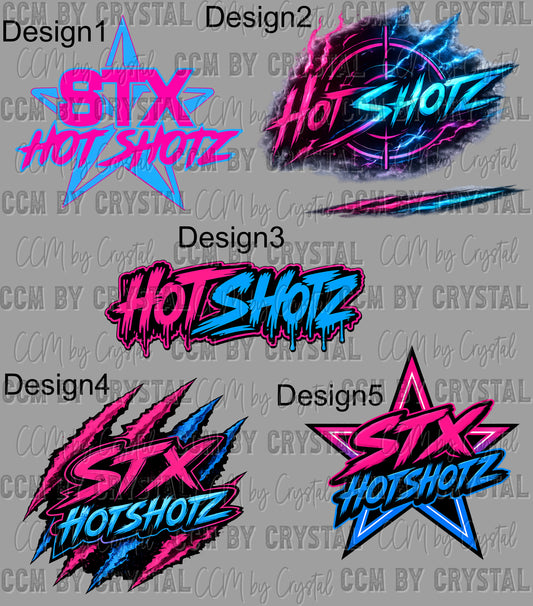 STX HotShotz UV DTF Transfer Sticker UV Transfer Ready to Apply