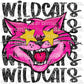 Wildcats Pink Mascot Ready to Press Transfer