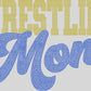 Wrestling Mom 11" Wide 2- Color Spangle Ready to Press Spangle Transfer Sparkle Bling