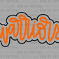 Warriors Doodle Ready to Press Transfer DTF Transfer Sublimation Transfer