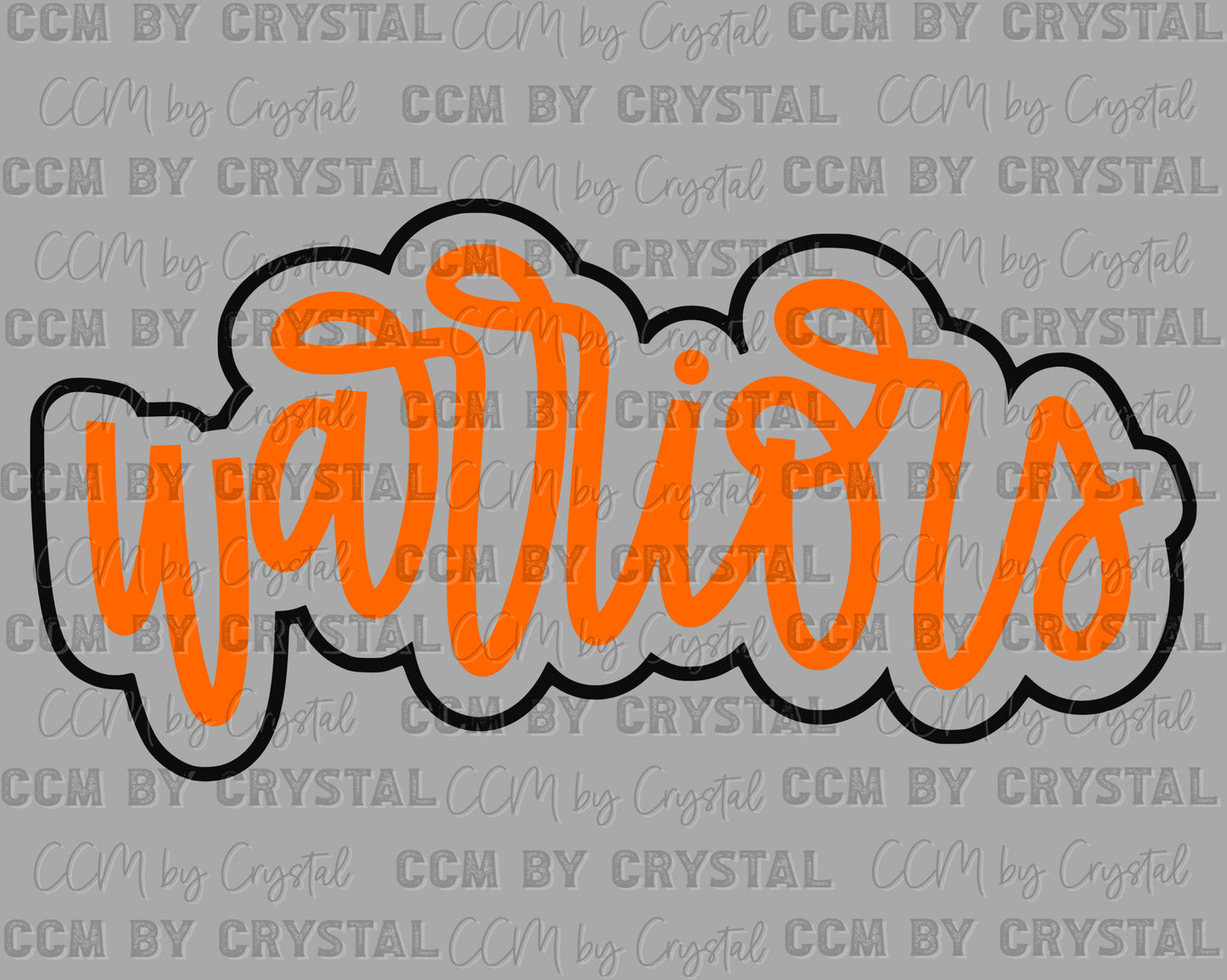 Warriors Doodle Ready to Press Transfer DTF Transfer Sublimation Transfer