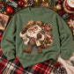 Cowboy Santa Faux Yarn Christmas Ready to Press DTF Transfers