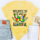 What Makes You Different is What Makes You Beautiful Autism Awareness Ready to Press Transfer DTF Transfer Sublimation Transfer