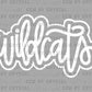Wildcats Doodle Ready to Press Transfer DTF Transfer