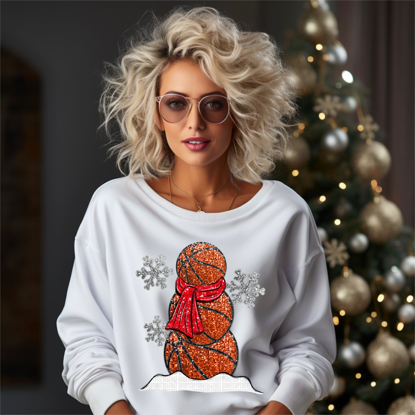 Winter Basketball Ready to Press DTF Transfer Sublimation Transfer