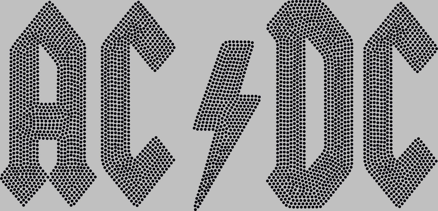 AC Approximately 12" wide 1-Color Ready to Press Spangle Transfer Bling Transfer Sparkle Transfer