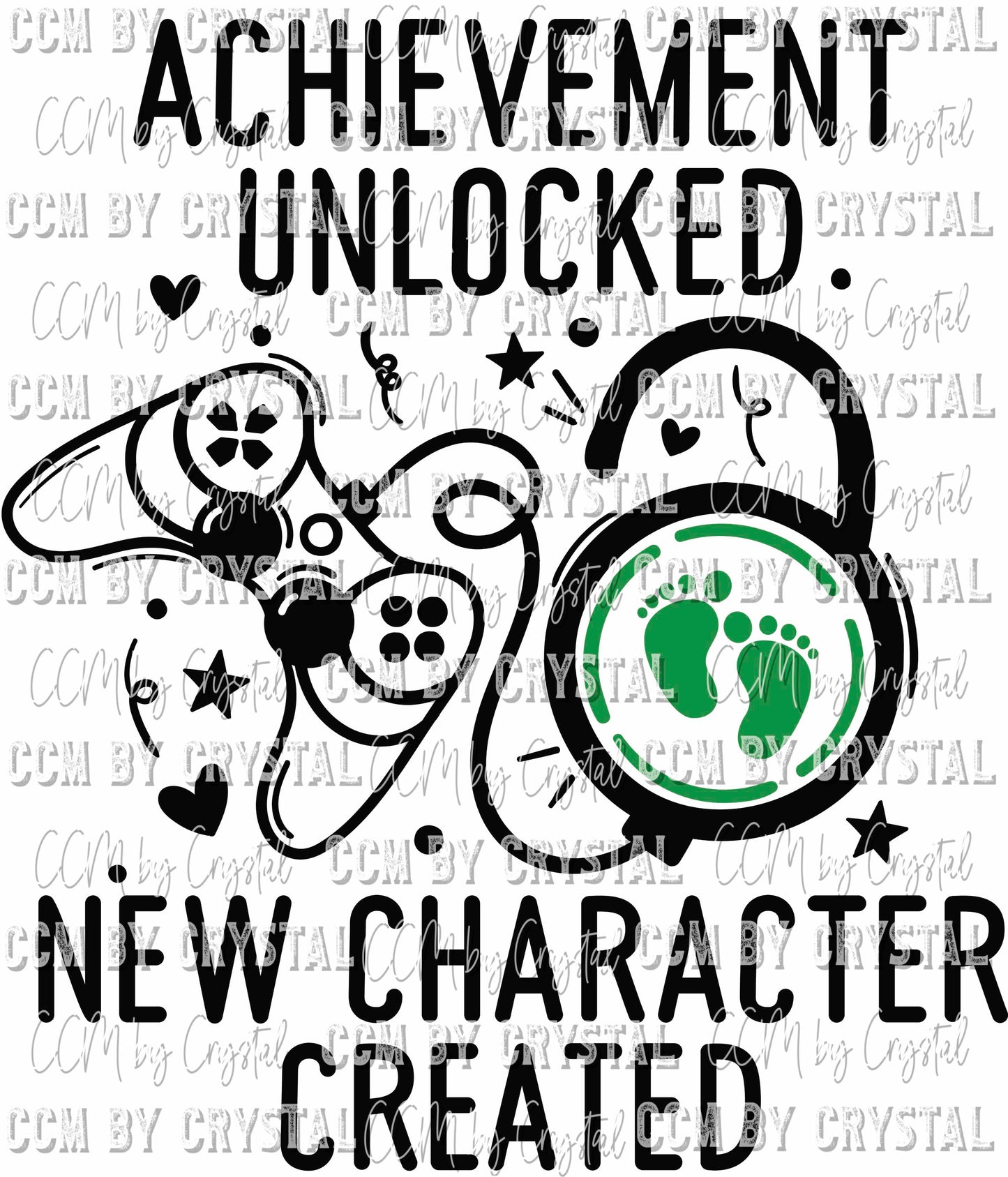 Achievement Unlocked New Character Created Ready to Press Transfer