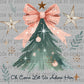 Christmas Come Let Us Adore Him Christmas Tree Ready to Press Transfer DTF Transfer Sublimation Transfer