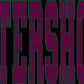 Aftershock 2-Color Approximately 11" wide Spangle Transfer