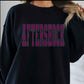 Aftershock 2-Color Approximately 11" wide Spangle Transfer