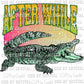 After While Crocodile Ready To Press Transfer DTF Sublimation
