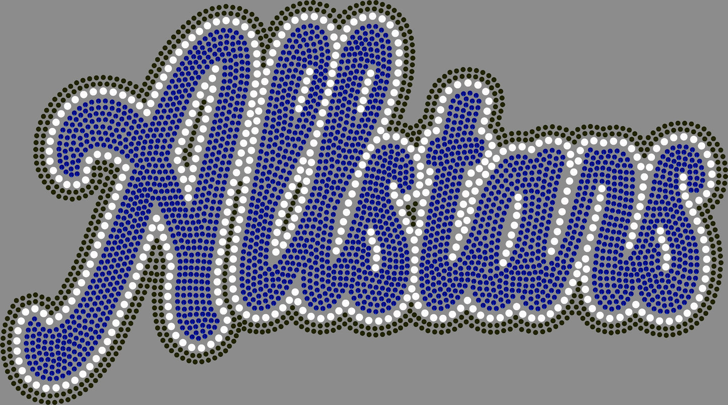 Allstars 11" 3-Color Ready to Press Spangle Transfer Bling Transfer Sparkle Transfer