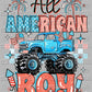 All American Boy Fourth of July Ready to Press Transfer DTF Transfer Sublimation Transfer
