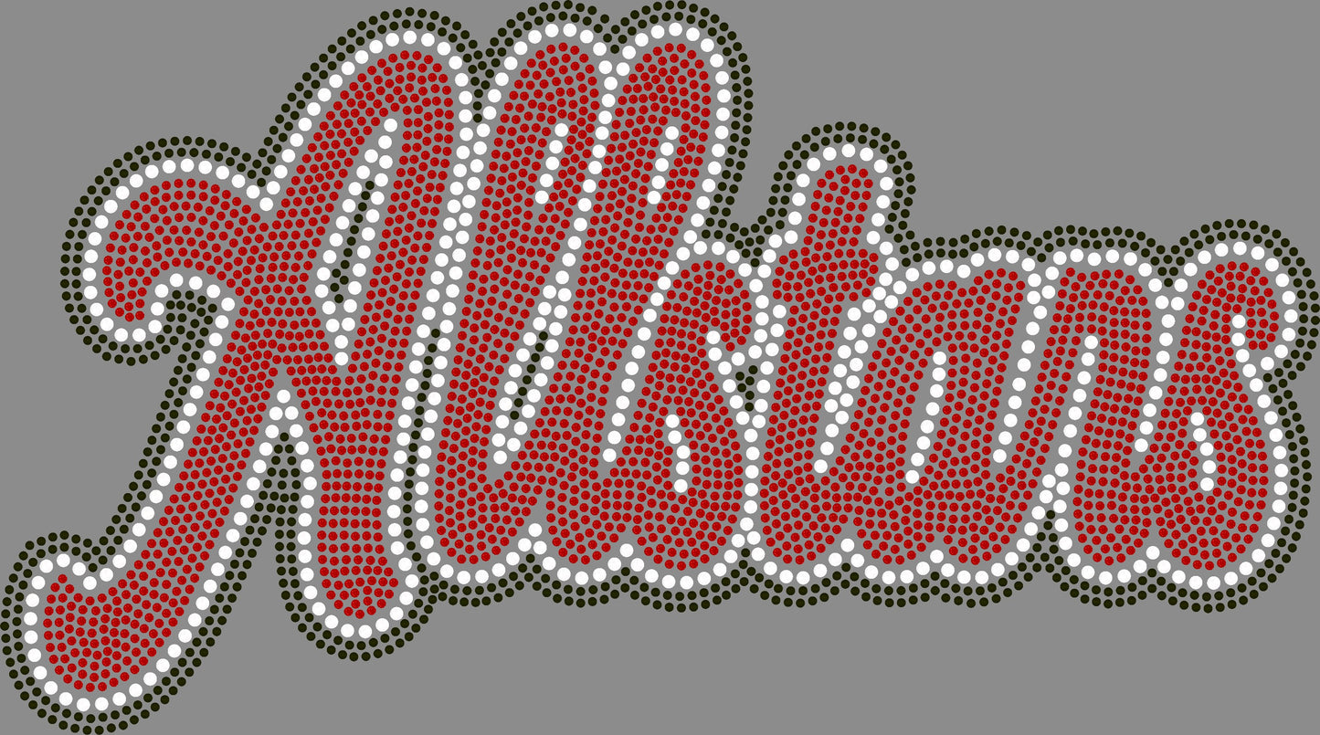 Allstars 11" 3-Color Ready to Press Spangle Transfer Bling Transfer Sparkle Transfer