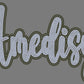 Amedisys Approximately 11" wide Spangle Transfer
