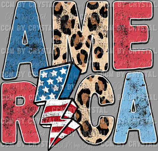 America Fourth of July Patriotic Ready to Press Transfer DTF Transfer Sublimation Transfer