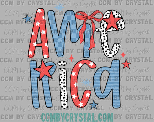 America USA Ready to Press Transfer DTF Transfer Sublimation Transfer