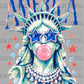 America Statue of Liberty Bubble Sunnies 4th of July Ready to Press DTF Transfers Sublimation Transfers