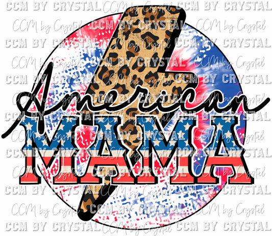 American Mama Fourth of July Ready to Press Transfer