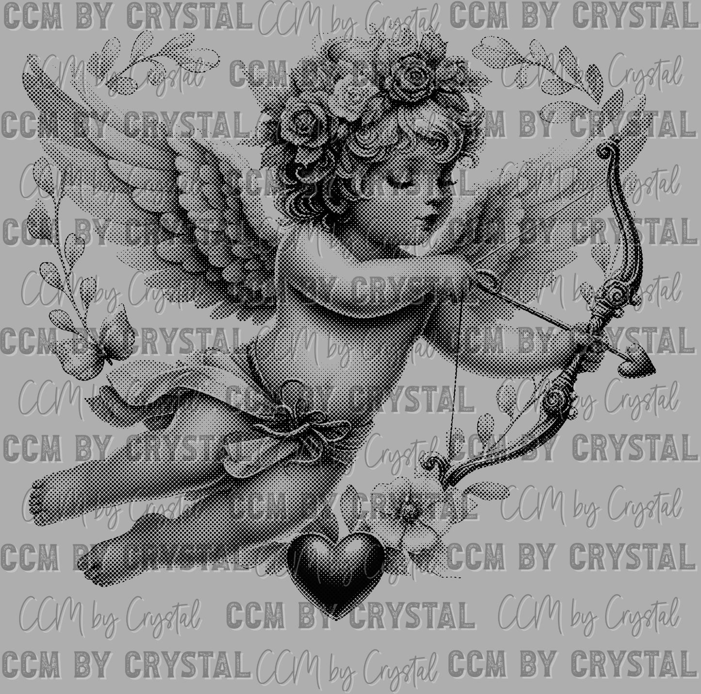 Cupid Angel Valentines Day Ready to Press DTF Transfers Sublimation Transfers