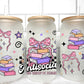 Antisocial I'd Rather Be Reading UV Transfer 16oz Libby Glass Can Wrap Ready to Apply