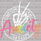 I Came I Saw I had Anxiety so I Left Ready to Press Transfer DTF Transfer
