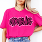 Apaches Doodle Mascot Ready to Press Transfer DTF Transfer Sublimation Transfer