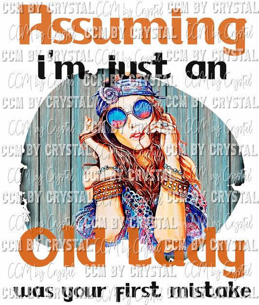 Assuming I'm Just an Old Lady Was Your First Mistake Ready to Press Transfer