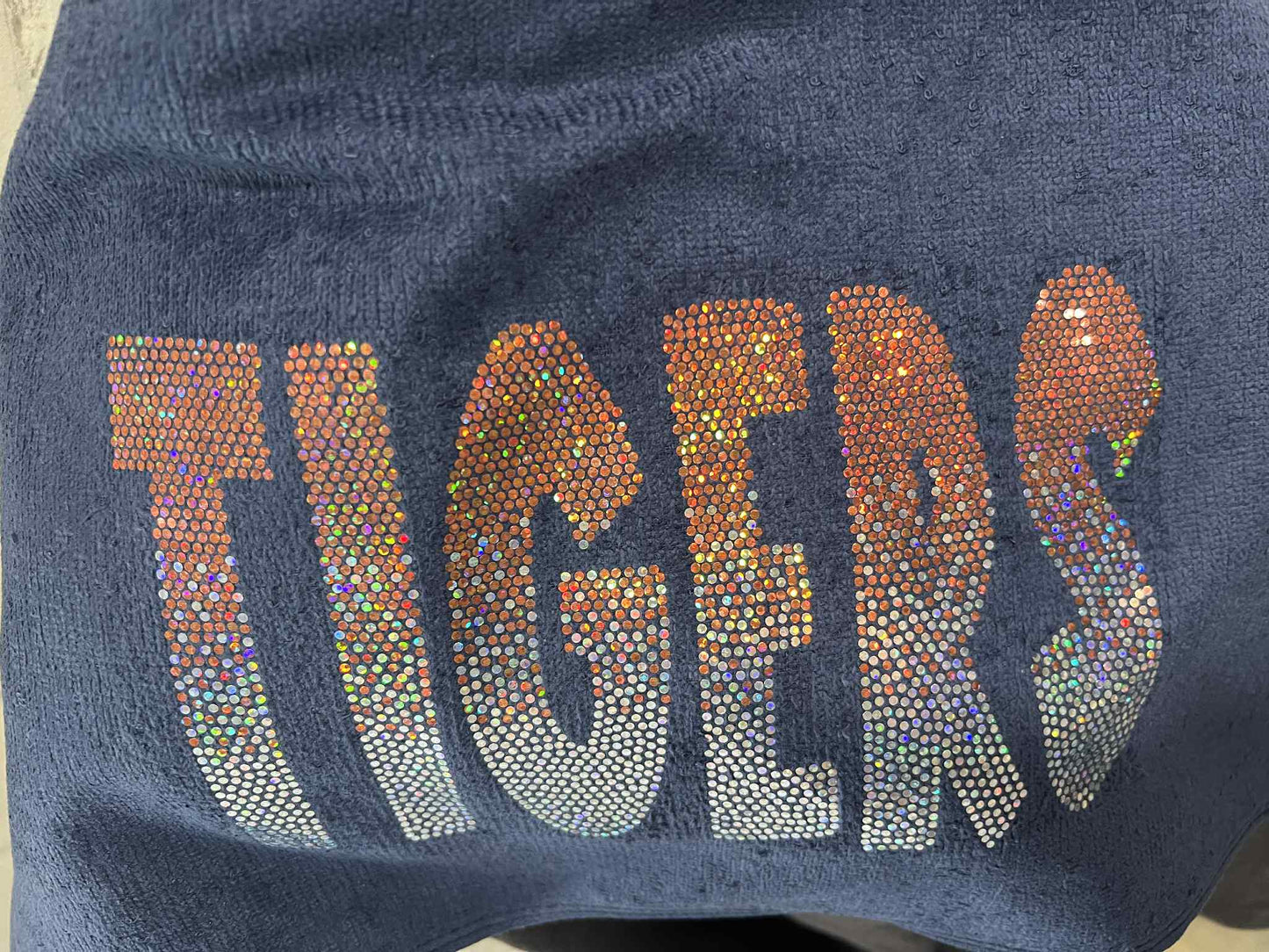 Let's Go Tigerettes Tigers Rally Towel Tigers Spangle Rally Towel