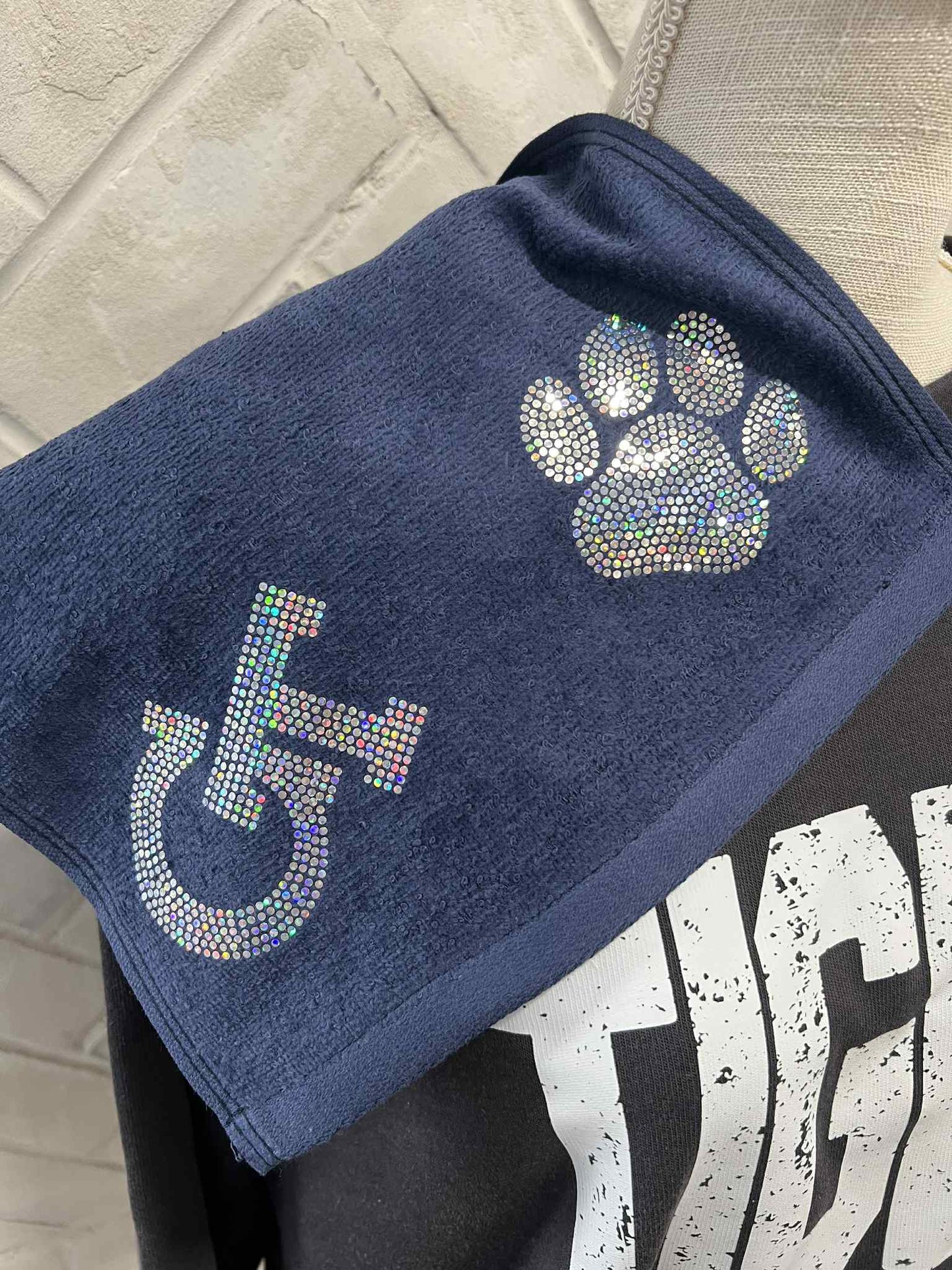 Let's Go Tigerettes Tigers Rally Towel Tigers Spangle Rally Towel