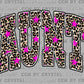 Aunt Leopard Ready to Press Instant Peel DTF Transfers Sublimation Transfers