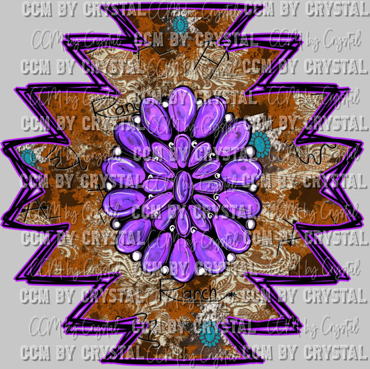 Aztec Western Ready to Press Transfer DTF Transfer Sublimation Transfer